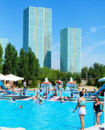 Фото номера Апартаменты с 1 спальней Апартаменты Apartment at Zheltoskan 2/1 г. Нур-Султан 8