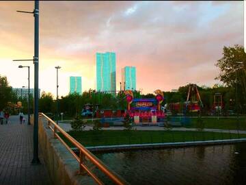 Фото номера Апартаменты с 1 спальней Апартаменты Apartment at Zheltoskan 2/1 г. Нур-Султан 41