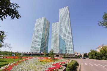 Фото номера Апартаменты с 1 спальней Апартаменты Apartment at Zheltoskan 2/1 г. Нур-Султан 20