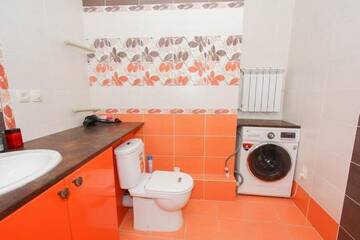 Фото номера Апартаменты с 1 спальней Апартаменты Apartment at Zheltoskan 2/1 г. Нур-Султан 31