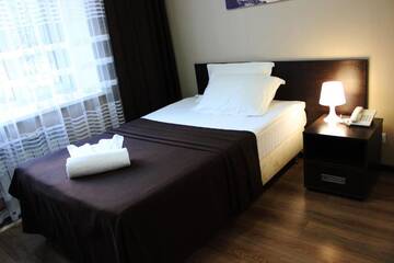 Фото номера Стандартный одноместный номер с душем Отель Otyrar Hotel г. Нур-Султан 4