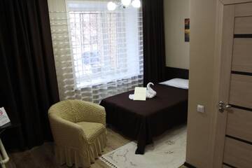 Фото номера Одноместный номер Делюкс Отель Otyrar Hotel г. Нур-Султан 6