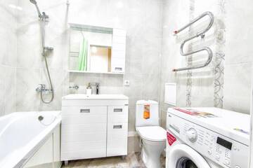 Фото номера Апартаменты с 1 спальней Апартаменты Art House White г. Нур-Султан 23