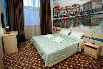 Фото номера Люкс с кроватью размера «king-size» Мини-отель Elysian hotel г. Нур-Султан 11