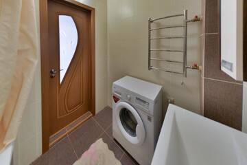 Фото номера Апартаменты с 1 спальней Апартаменты Akbulak Town Lux г. Нур-Султан 9