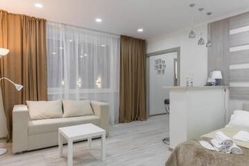 Фото номера Апартаменты с 1 спальней Апартаменты Prego Apartments in Vremena Goda г. Нур-Султан 23