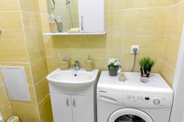 Фото номера Апартаменты с 1 спальней Апартаменты Prego Apartments in Vremena Goda г. Нур-Султан 17