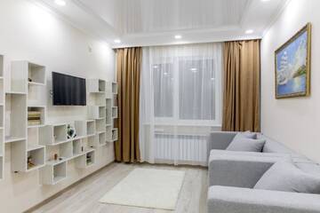 Фото номера Апартаменты с 1 спальней Апартаменты Prego Apartments in Vremena Goda г. Нур-Султан 18