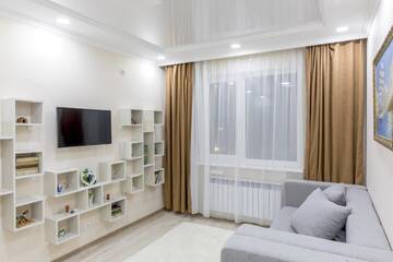 Фото номера Апартаменты с 1 спальней Апартаменты Prego Apartments in Vremena Goda г. Нур-Султан 19