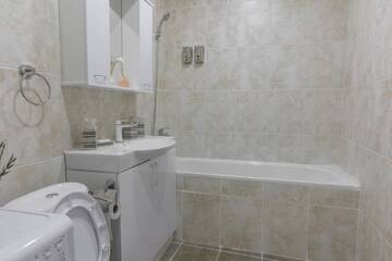 Фото номера Апартаменты с 1 спальней Апартаменты Prego Apartments in Vremena Goda г. Нур-Султан 4