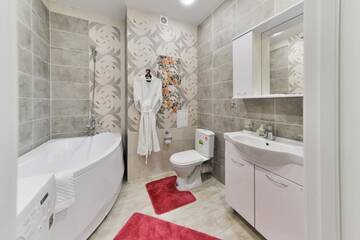 Фото номера Апартаменты с 1 спальней Апартаменты New apartment Nursaya Rezidence г. Нур-Султан 36