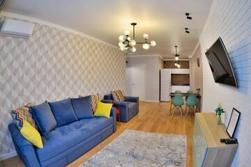 Фото номера Апартаменты с 1 спальней Апартаменты Apartment Lazurnyi Kvartal г. Нур-Султан 76