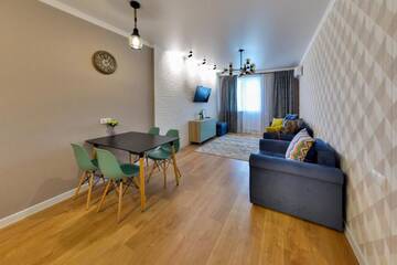 Фото номера Апартаменты с 1 спальней Апартаменты Apartment Lazurnyi Kvartal г. Нур-Султан 79