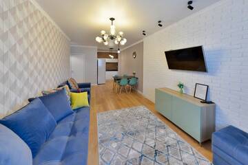 Фото номера Апартаменты с 1 спальней Апартаменты Apartment Lazurnyi Kvartal г. Нур-Султан 44