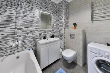 Фото номера Апартаменты с 1 спальней Апартаменты Apartment Lazurnyi Kvartal г. Нур-Султан 61