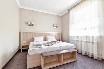 Фото номера Двухместный номер с 1 кроватью Отель AYKUN Hotel г. Нур-Султан 9