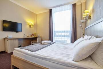 Фото номера Двухместный номер с 1 кроватью Отель AYKUN Hotel г. Нур-Султан 12