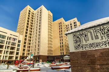 Фото номера Апартаменты Апартаменты Apartments Promenade Expo г. Нур-Султан 13