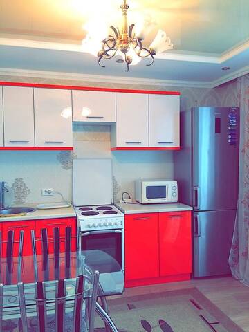 Фото номера Улучшенные апартаменты Апартаменты Vremena Goda Apartment in Astana г. Нур-Султан 18