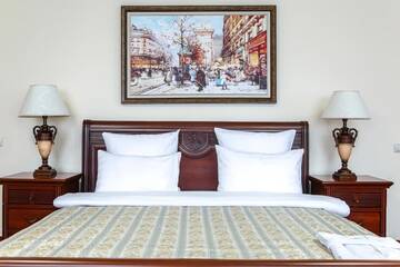 Фото номера Стандартный двухместный номер с 1 кроватью Отель Alanda Hotel г. Нур-Султан 6