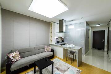 Фото номера Апартаменты с 1 спальней Апартаменты The Аddress Highvill 1 г. Нур-Султан 15