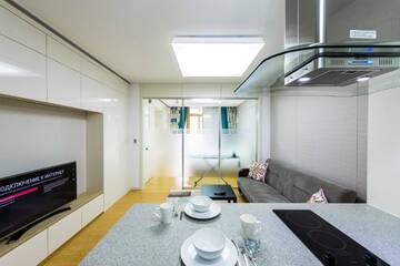 Фото номера Апартаменты с 1 спальней Апартаменты The Аddress Highvill 1 г. Нур-Султан 36