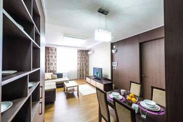 Фото номера Апартаменты с 1 спальней Апартаменты The Address Highvill 2 г. Нур-Султан 8