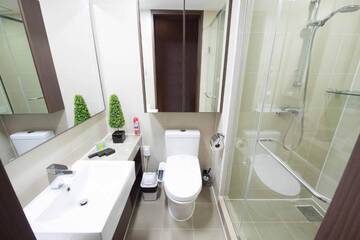 Фото номера Апартаменты с 1 спальней Апартаменты The Address Highvill 2 г. Нур-Султан 45