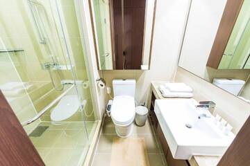 Фото номера Апартаменты с 1 спальней Апартаменты The Address Highvill 2 г. Нур-Султан 51
