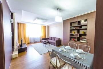 Фото номера Апартаменты с 1 спальней Апартаменты The Address Highvill 2 г. Нур-Султан 56