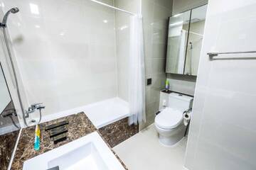 Фото номера Апартаменты с 1 спальней Апартаменты The Address Highvill 2 г. Нур-Султан 18