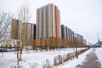 Фото номера Апартаменты с 1 спальней Апартаменты The Address Highvill 2 г. Нур-Султан 30