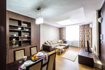 Фото номера Апартаменты с 1 спальней Апартаменты The Address Highvill 2 г. Нур-Султан 35