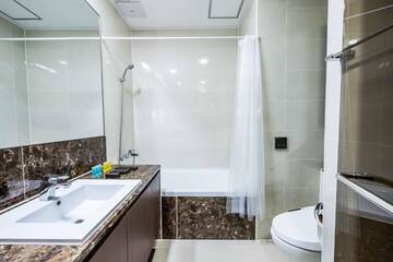 Фото номера Апартаменты с 1 спальней Апартаменты The Address Highvill 2 г. Нур-Султан 33