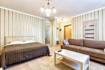 Фото номера Апартаменты с 1 спальней Апартаменты Ernaz Plus Apartments: Promenade Expo г. Нур-Султан 41