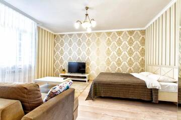 Фото номера Апартаменты с 1 спальней Апартаменты Ernaz Plus Apartments: Promenade Expo г. Нур-Султан 42