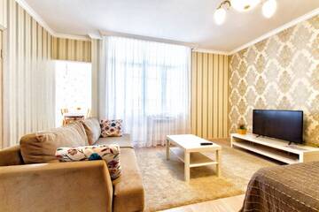 Фото номера Апартаменты с 1 спальней Апартаменты Ernaz Plus Apartments: Promenade Expo г. Нур-Султан 18