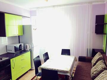 Фото номера Улучшенные апартаменты Апартаменты Sky infinity apartment г. Нур-Султан 53