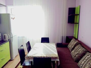 Фото номера Улучшенные апартаменты Апартаменты Sky infinity apartment г. Нур-Султан 7