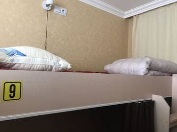 Фото номера Спальное место на двухъярусной кровати в общем номере для женщин Хостелы Makenty House Hostel г. Нур-Султан 8