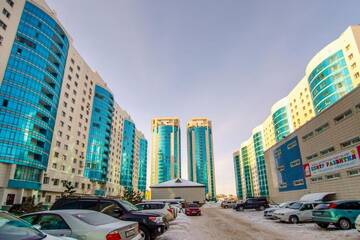 Фото номера Апартаменты с балконом Апартаменты Apart-group on the street Saraishyk, 7 г. Нур-Султан 12