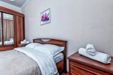 Фото номера Апартаменты с 1 спальней Апартаменты Premium Apartment in Downtown- Nursaya, best location г. Нур-Султан 27