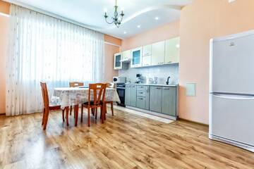 Фото номера Апартаменты с 1 спальней Апартаменты Premium Apartment in Downtown- Nursaya, best location г. Нур-Султан 25