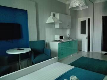 Фото номера Большой двухместный номер с 1 кроватью Апарт-отели Apart Hotel Bon Mary г. Нур-Султан 44