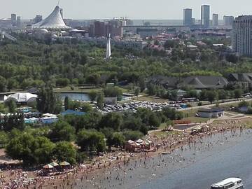 Фото номера Большой двухместный номер с 1 кроватью Апарт-отели Apart Hotel Bon Mary г. Нур-Султан 53