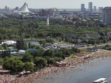 Фото номера Большой двухместный номер с 1 кроватью Апарт-отели Apart Hotel Bon Mary г. Нур-Султан 18