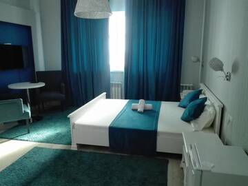Фото номера Большой двухместный номер с 1 кроватью Апарт-отели Apart Hotel Bon Mary г. Нур-Султан 23