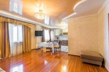 Фото номера Апартаменты с 2 спальнями Апартаменты Lazurnyi apartment in the center of Nur-sultan г. Нур-Султан 15