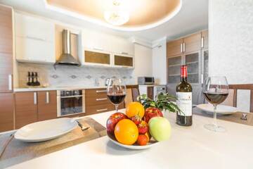 Фото номера Апартаменты с 2 спальнями Апартаменты Lazurnyi apartment in the center of Nur-sultan г. Нур-Султан 16
