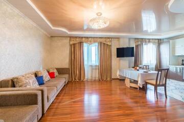 Фото номера Апартаменты с 2 спальнями Апартаменты Lazurnyi apartment in the center of Nur-sultan г. Нур-Султан 13